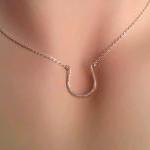 Horseshoe Necklace in Sterling Silver